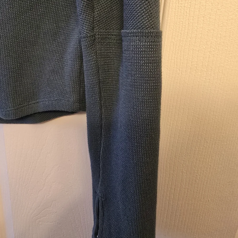 Free People We The Free Fuji Thermal, Teal - Size M Medium - Picture 11 of 11